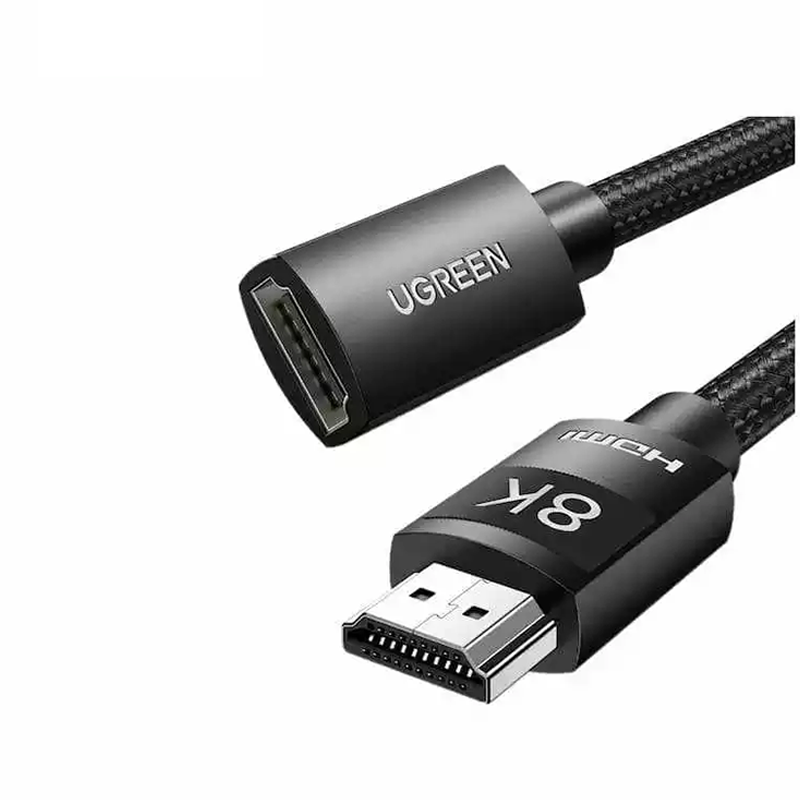 UGreen HD151-40400 0.5M, 8K, 60hz, HDMI 2.1 Extension Cable - Black